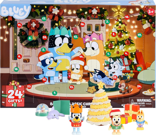 Bluey Christmas Countdown Fun Set