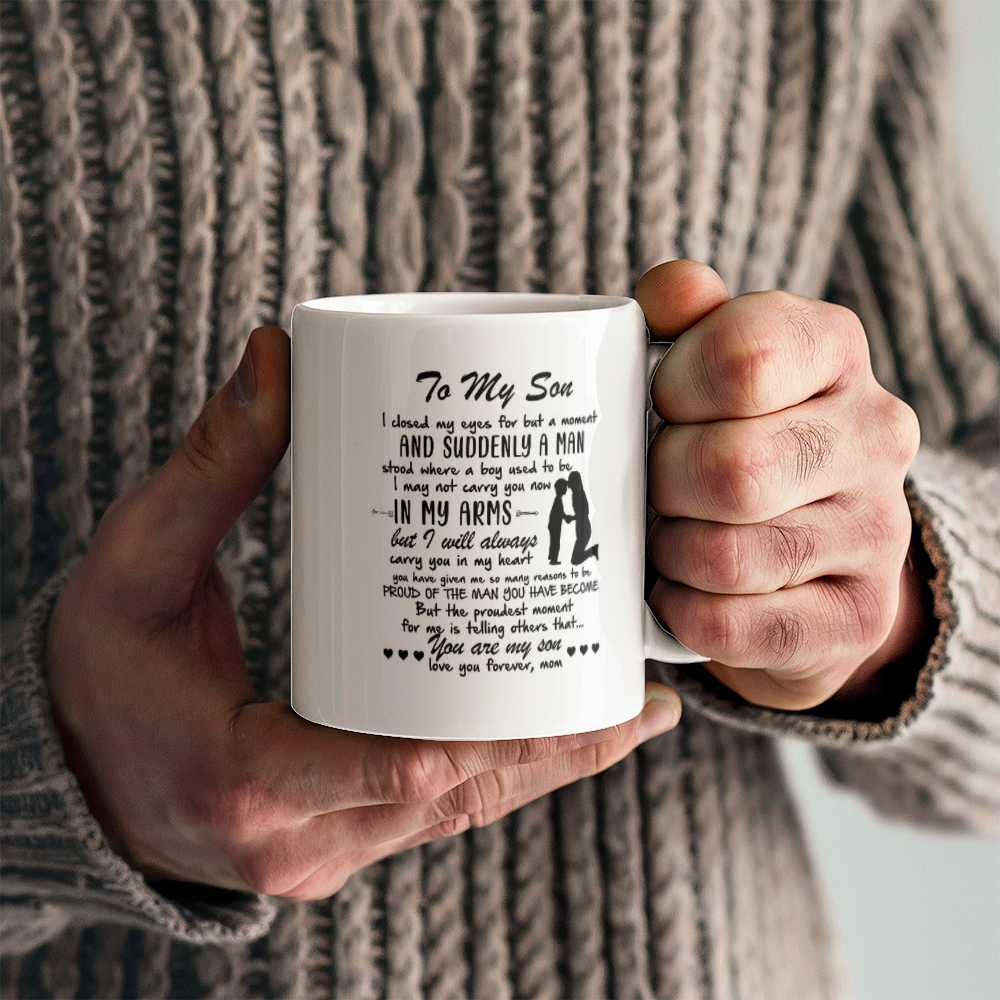 To My Son | custom-made ceramic mug