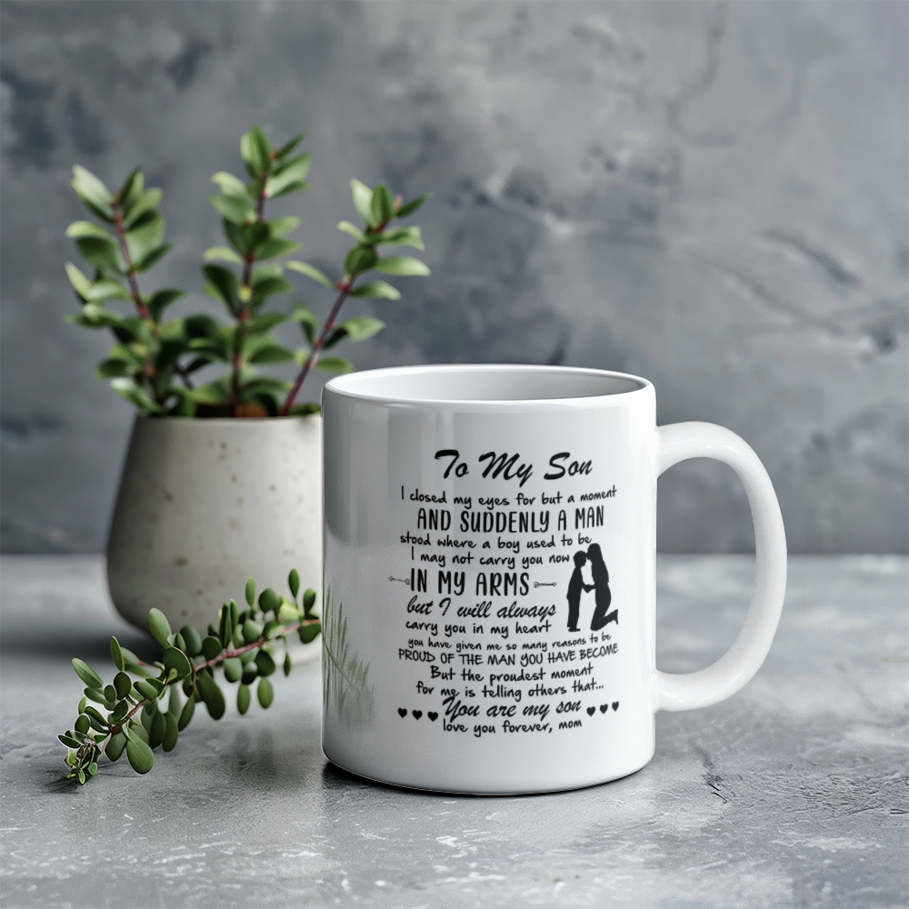 To My Son | custom-made ceramic mug