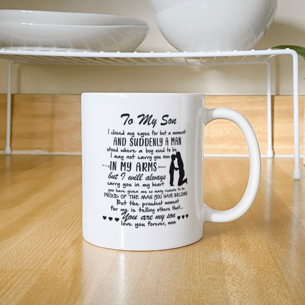 To My Son | custom-made ceramic mug