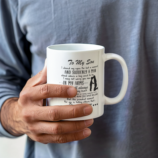 To My Son | custom-made ceramic mug