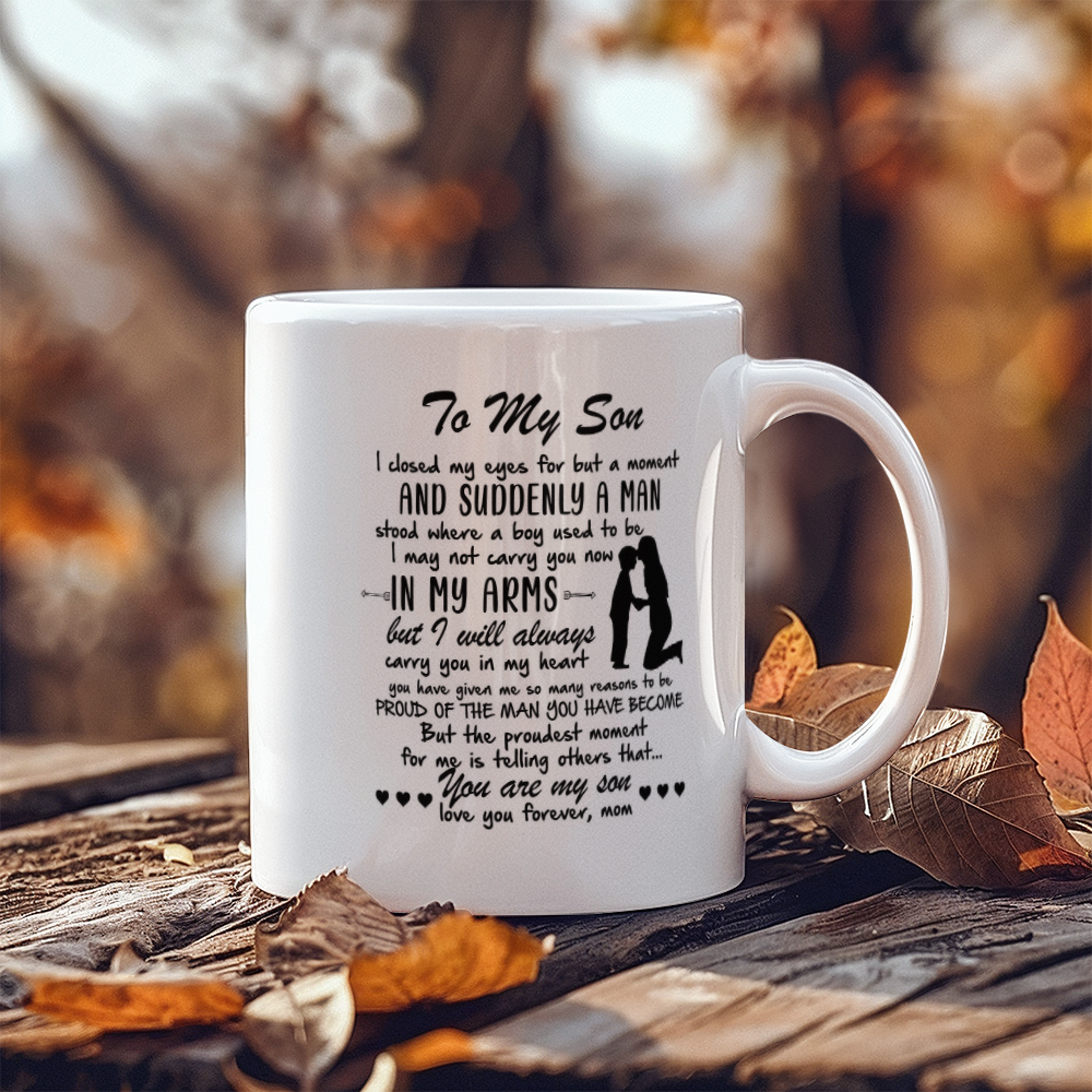 To My Son | custom-made ceramic mug