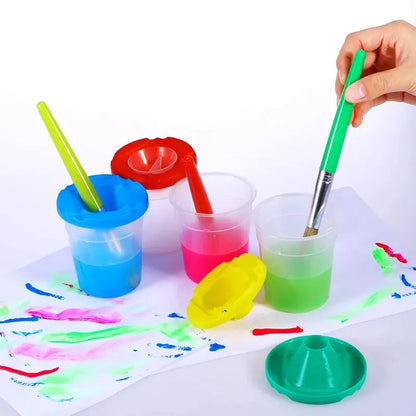 Chubby Colors Kids Paint Brush Set